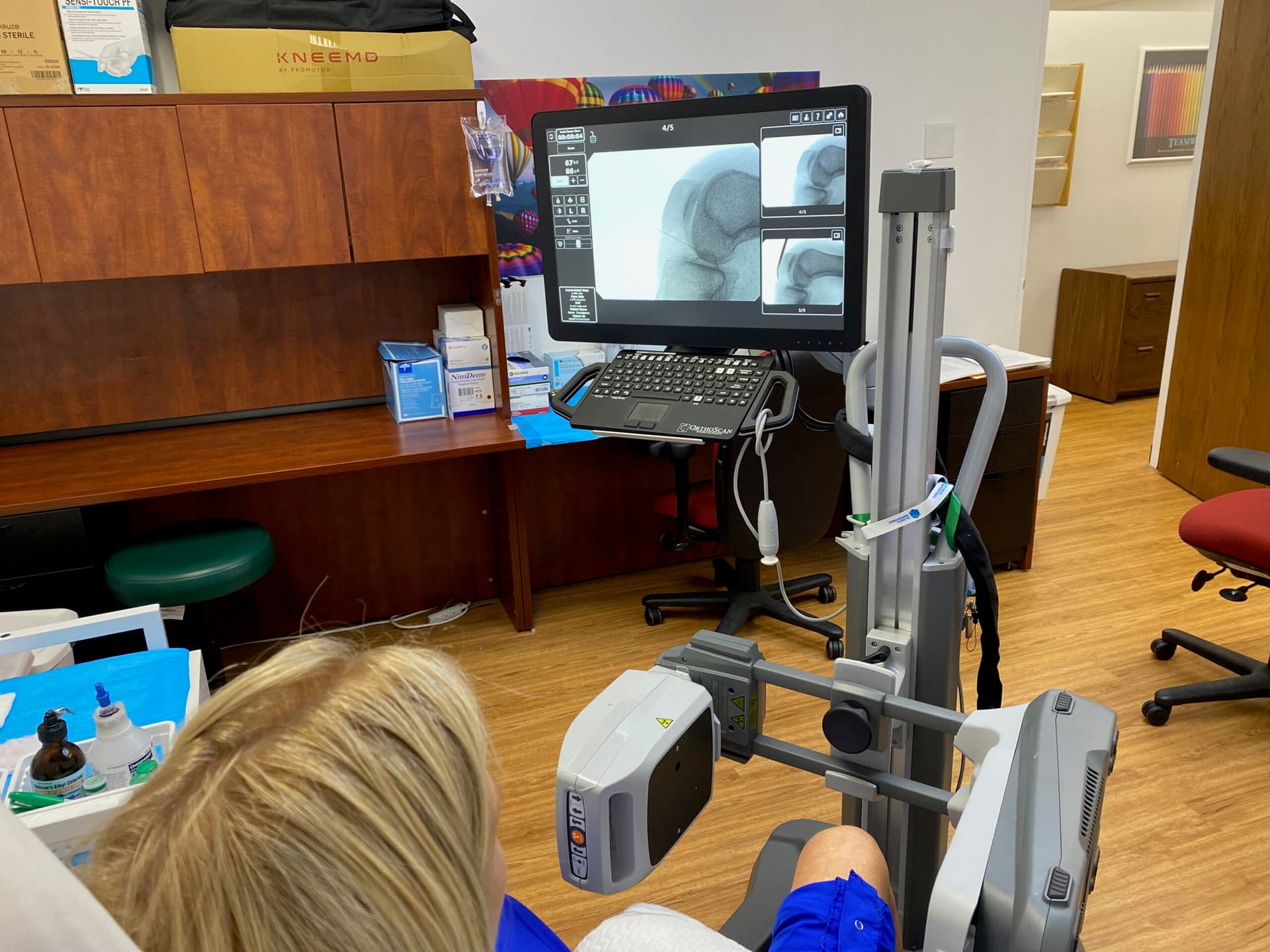 Fluoroscopic ortho imaging room at the clinic