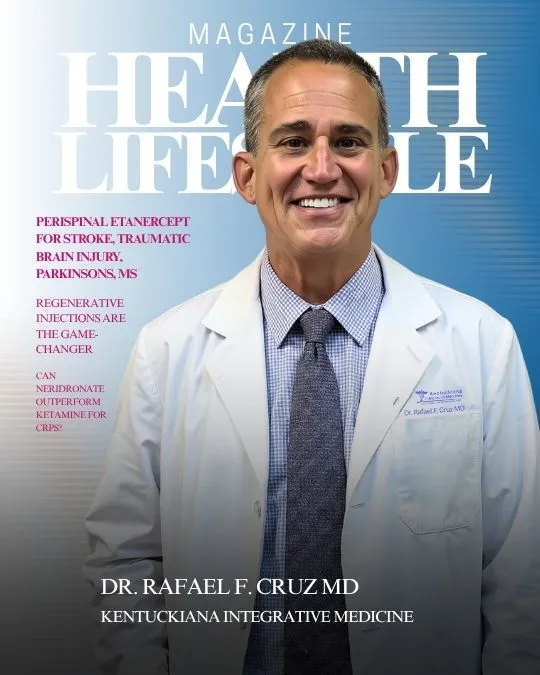 Dr. Cruz on the cover of Healthy Choices Magazine